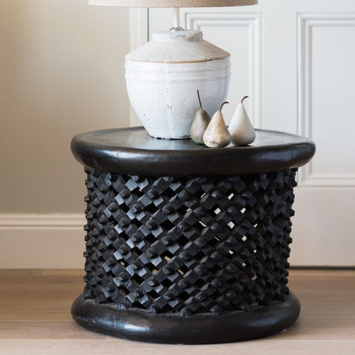 Stunningly crafted Bamileke Tables and 4 Ways to Use them in Your Home