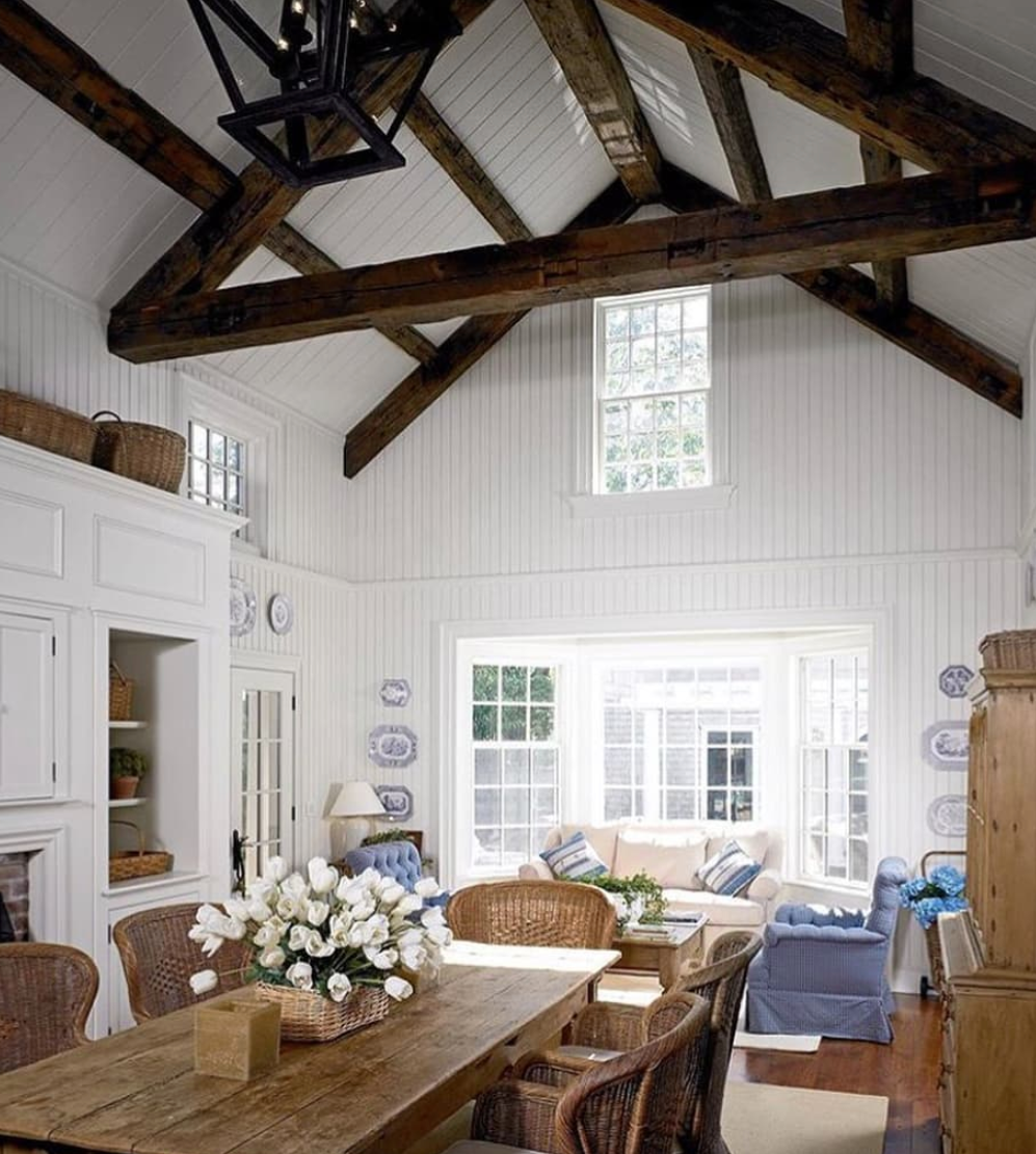 Cathedral Ceilings Reach New Heights in Hamptons Design