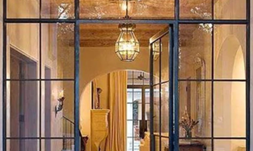 The Elegance of Iron and Glass doors