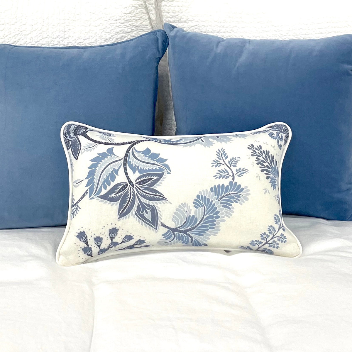 Hamptons Bloom Cushion - Rectangle