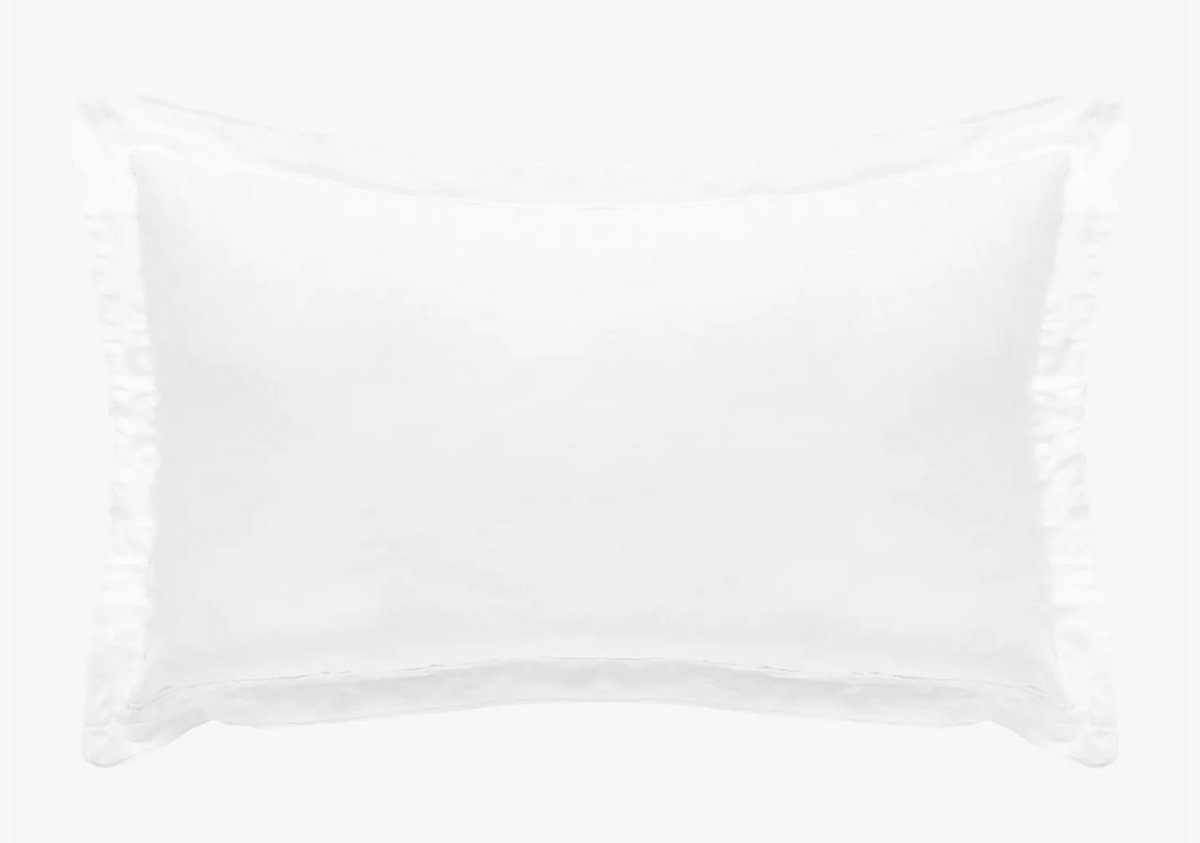 White Cotton Pillowcases - 2 x Euro pillowcases left