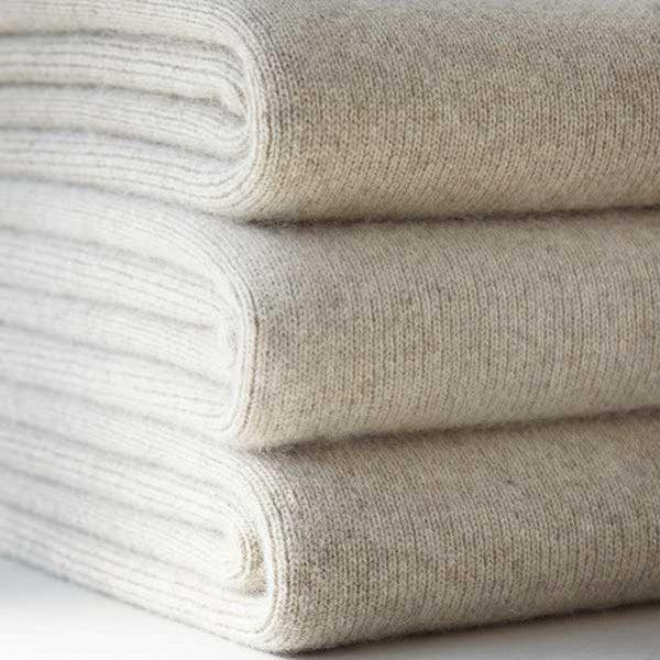 Bemboka Blanket - Angora and Wool Chain Rib