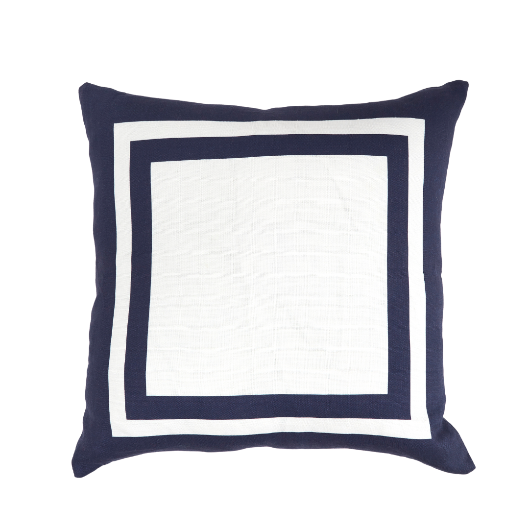 Navy Newport Cushion - Square - Seconds - 1 left