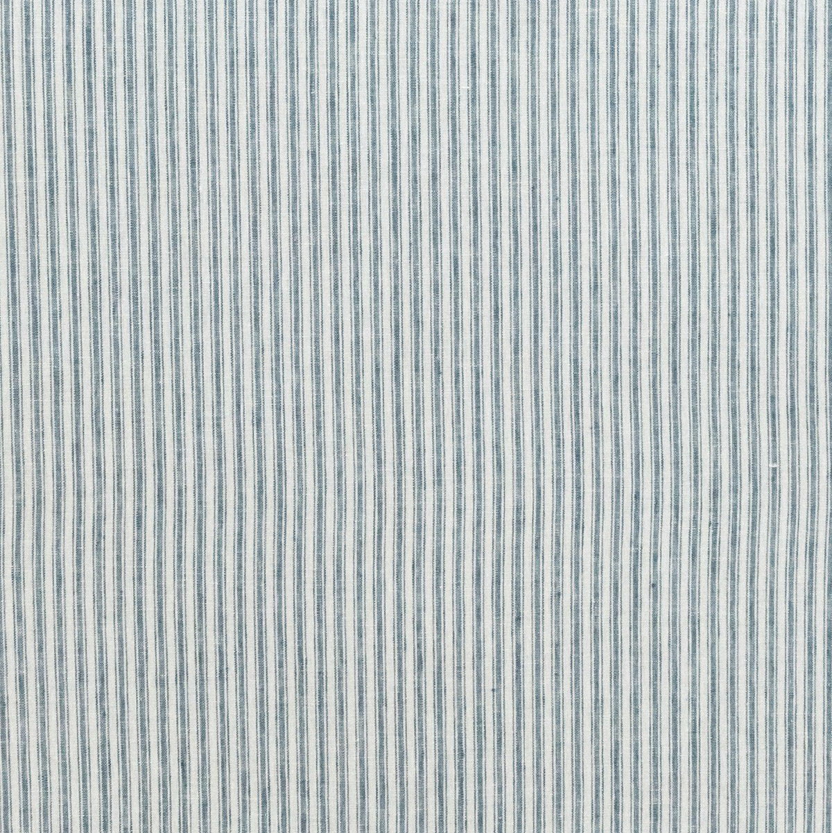 Blue Striped Linen Valance