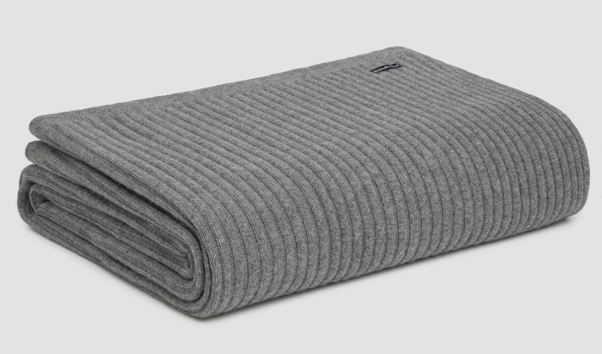 Bemboka Blanket - Angora and Wool Wide Rib