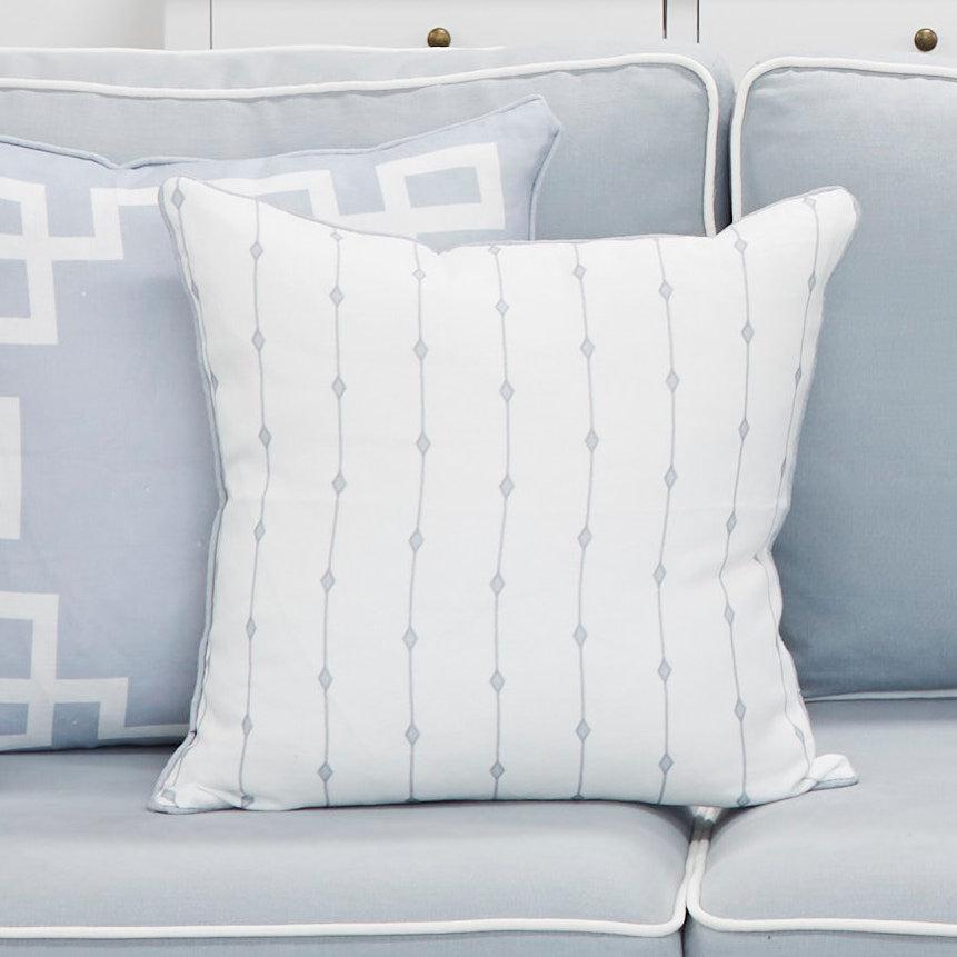 Blue Water Mill Cushion - Square - OVERSTOCK