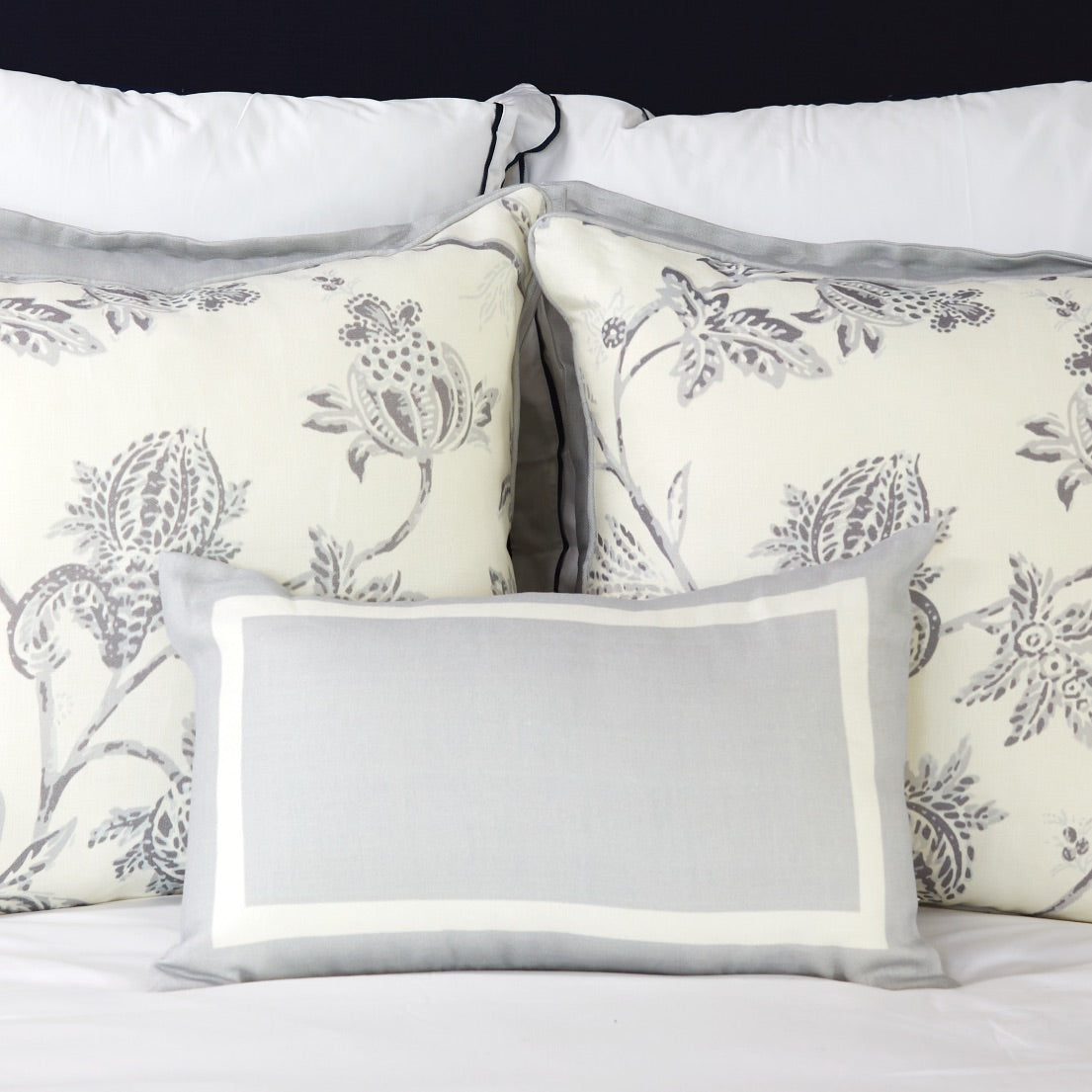 French Grey Newport Cushion - Rectangle - OVERSTOCK