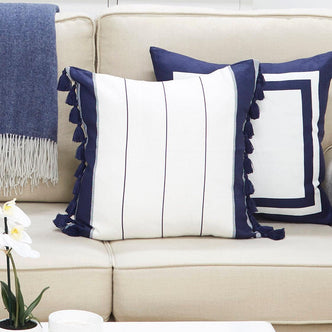 Navy Southampton Cushion - Square - OVERSTOCK