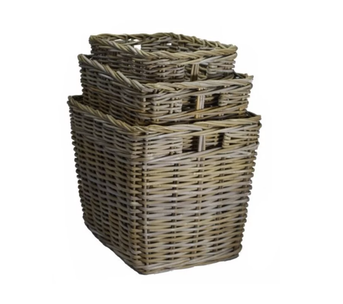 Rattan Basket - 3 Sizes - END OF LINE