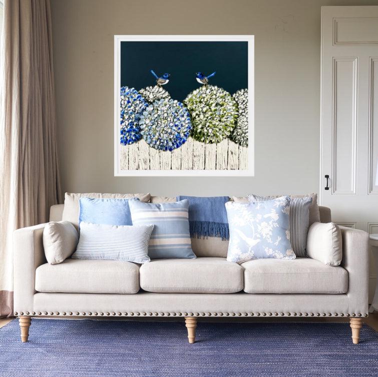Natural Linen Hamptons Sofa - OVERSTOCK
