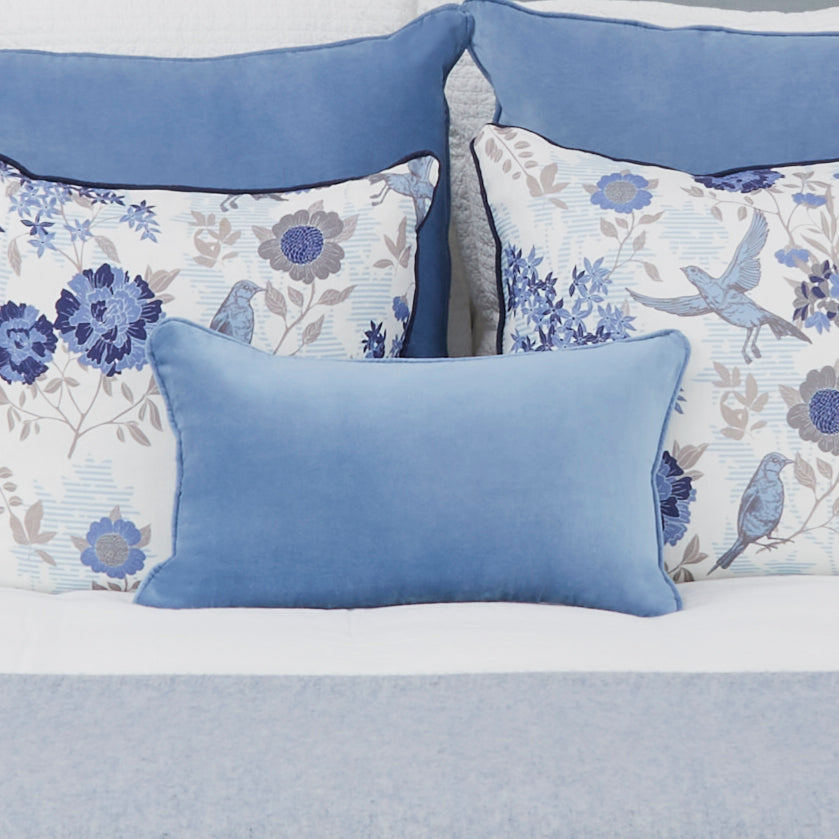 Blue Velvet Cushion - 3 Sizes